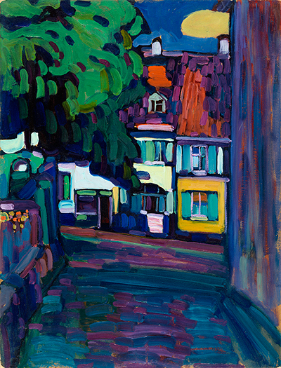 Houses in Murnau on Obermarkt Wassily Kandinsky